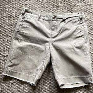Women’s khaki high end shorts.  Worn once. Cotton